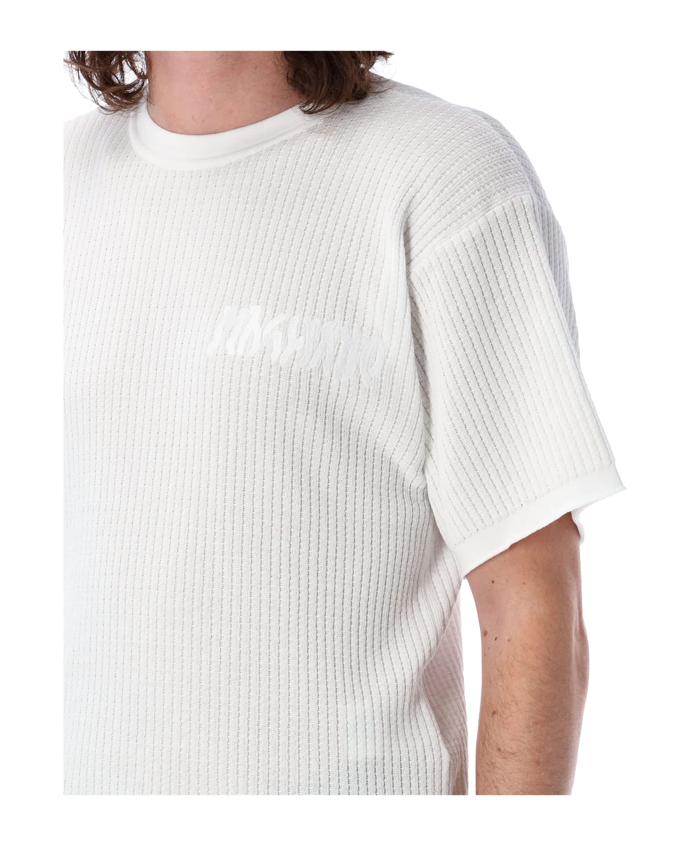 Magliano Waffle Tee - White