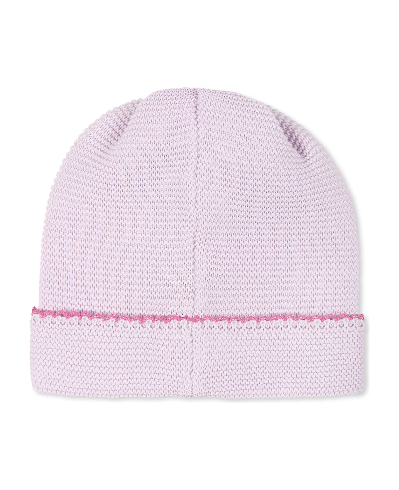 Little Bear Purple Hat For Baby Girl - Violet