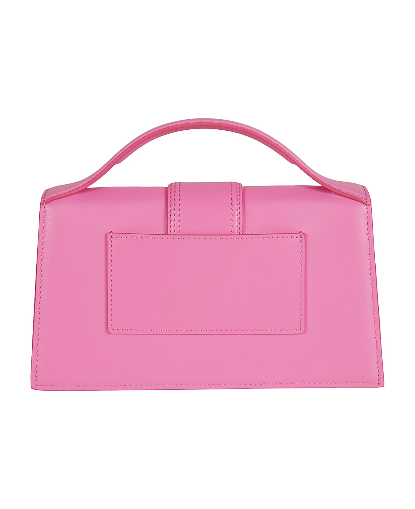 Jacquemus Le Grand Bambino Leather Bag - Neon pink