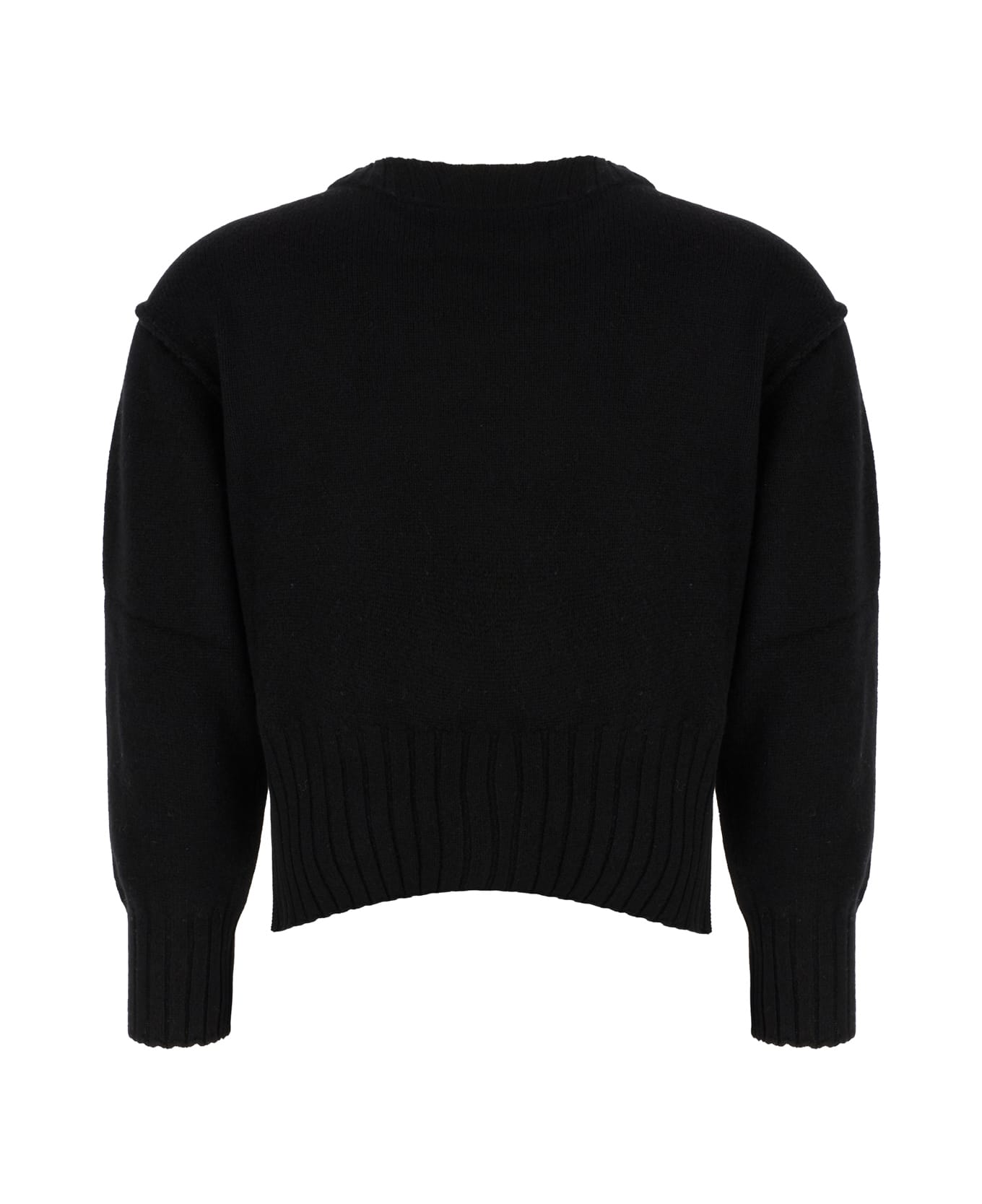 Loulou Studio Black Cashmere Lian Sweater - BLACK