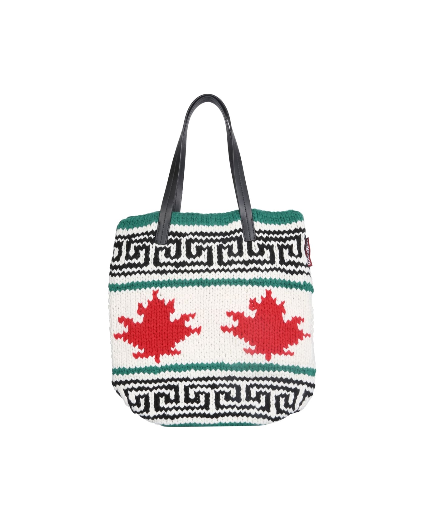 Dsquared2 Large Shopping Bag - WHITE