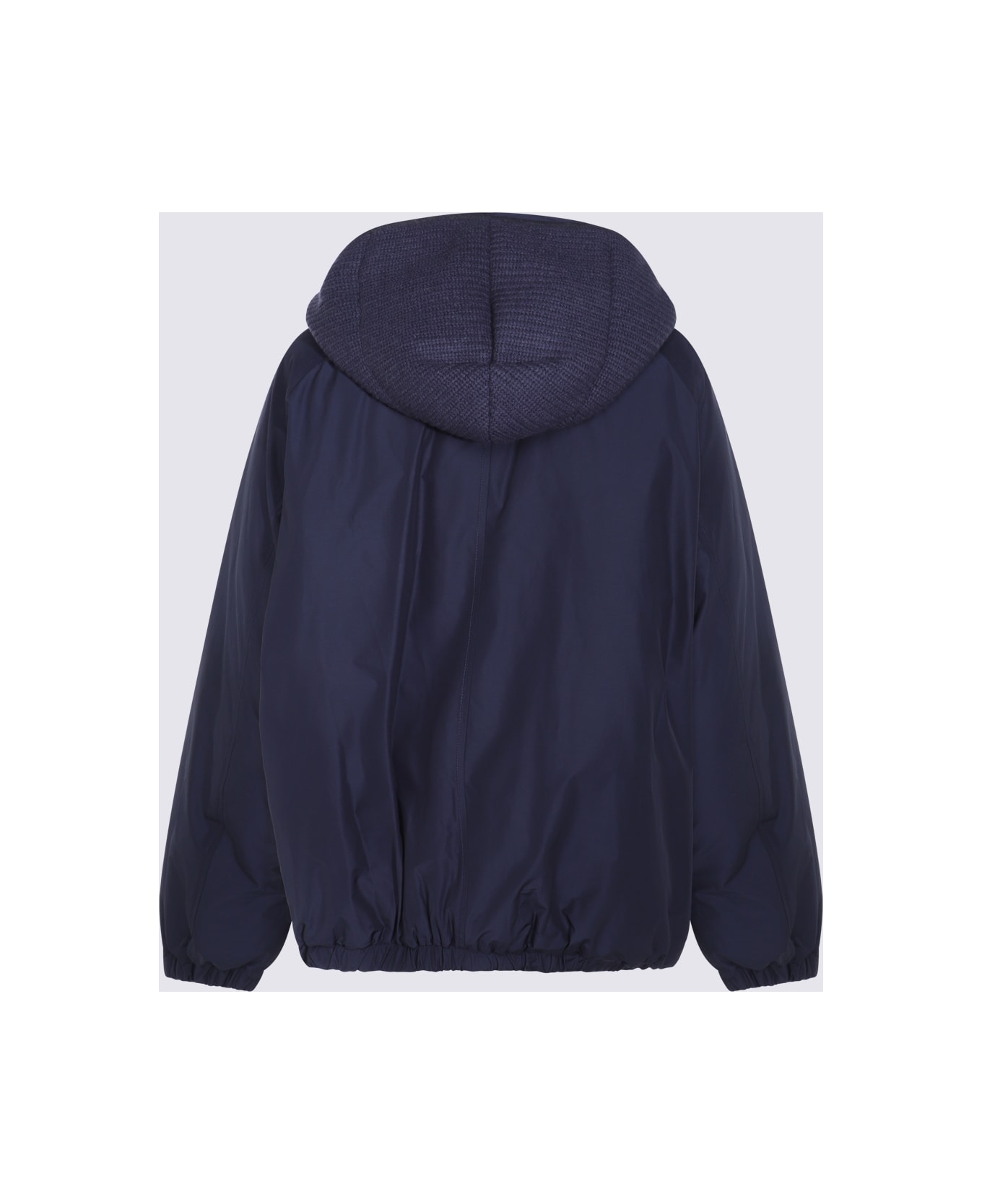 Brunello Cucinelli Navy Down Jacket - BLU PROFONDO