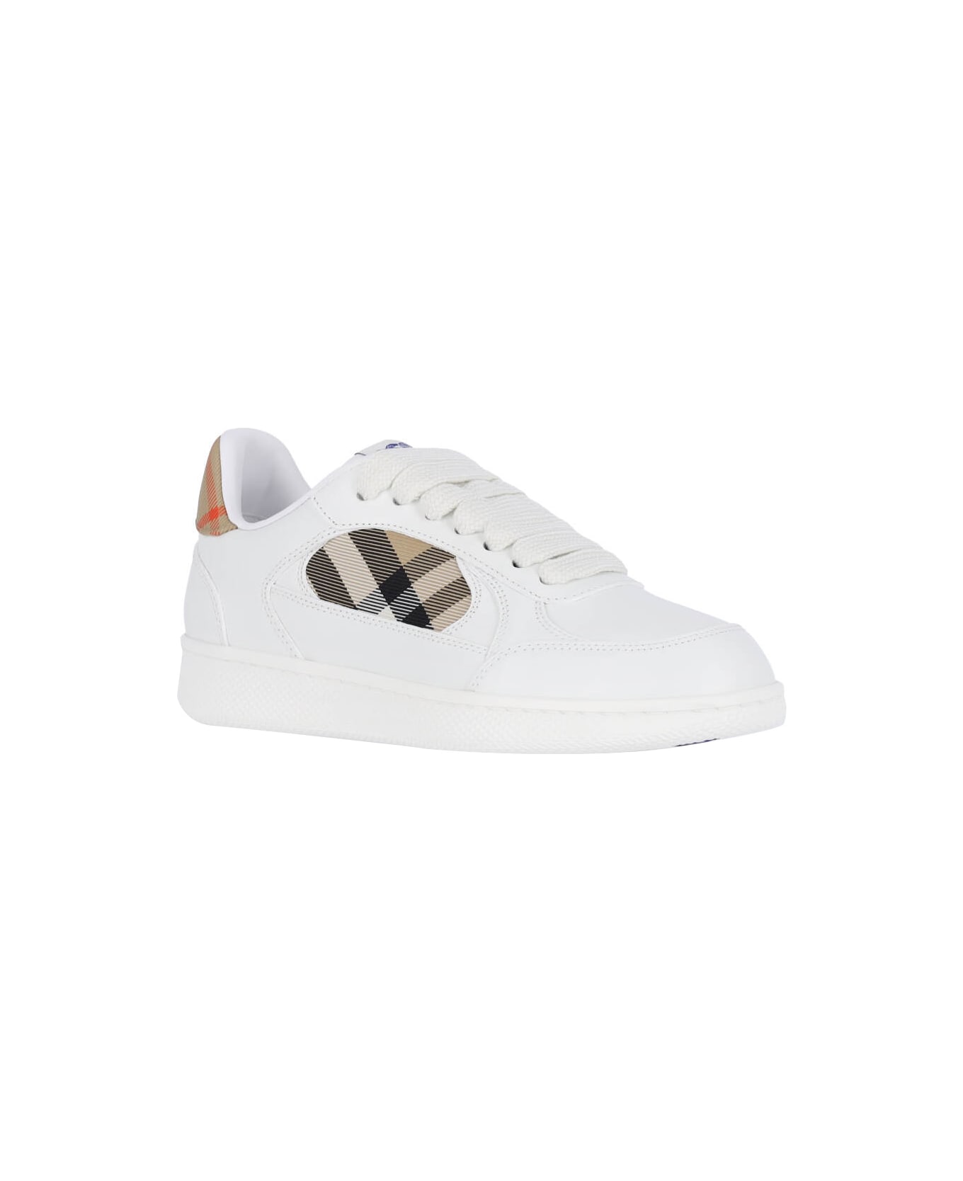 Burberry 
terrace
 Sneakers - White Sand Ip Chk