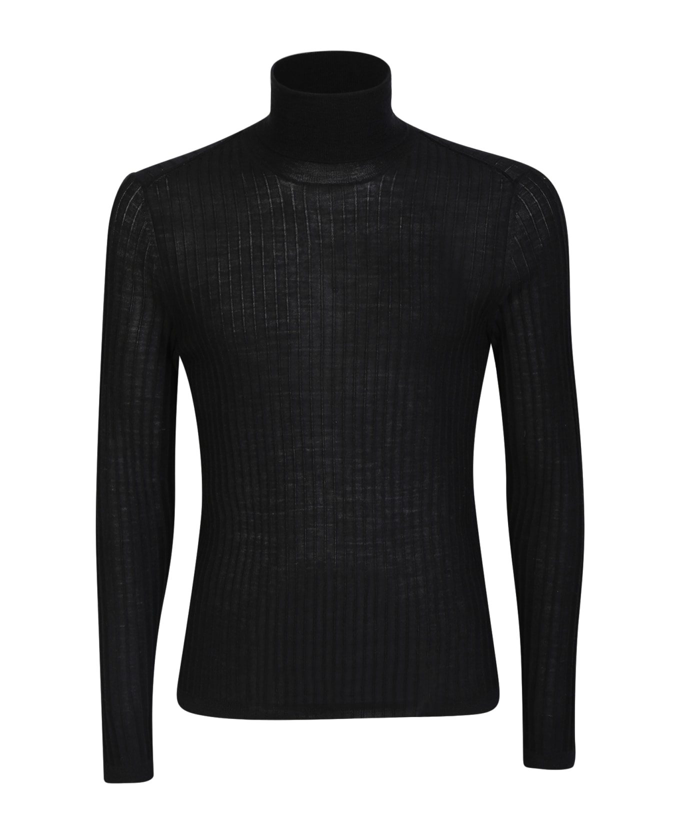 Ballantyne Black Wool Sweater - Black