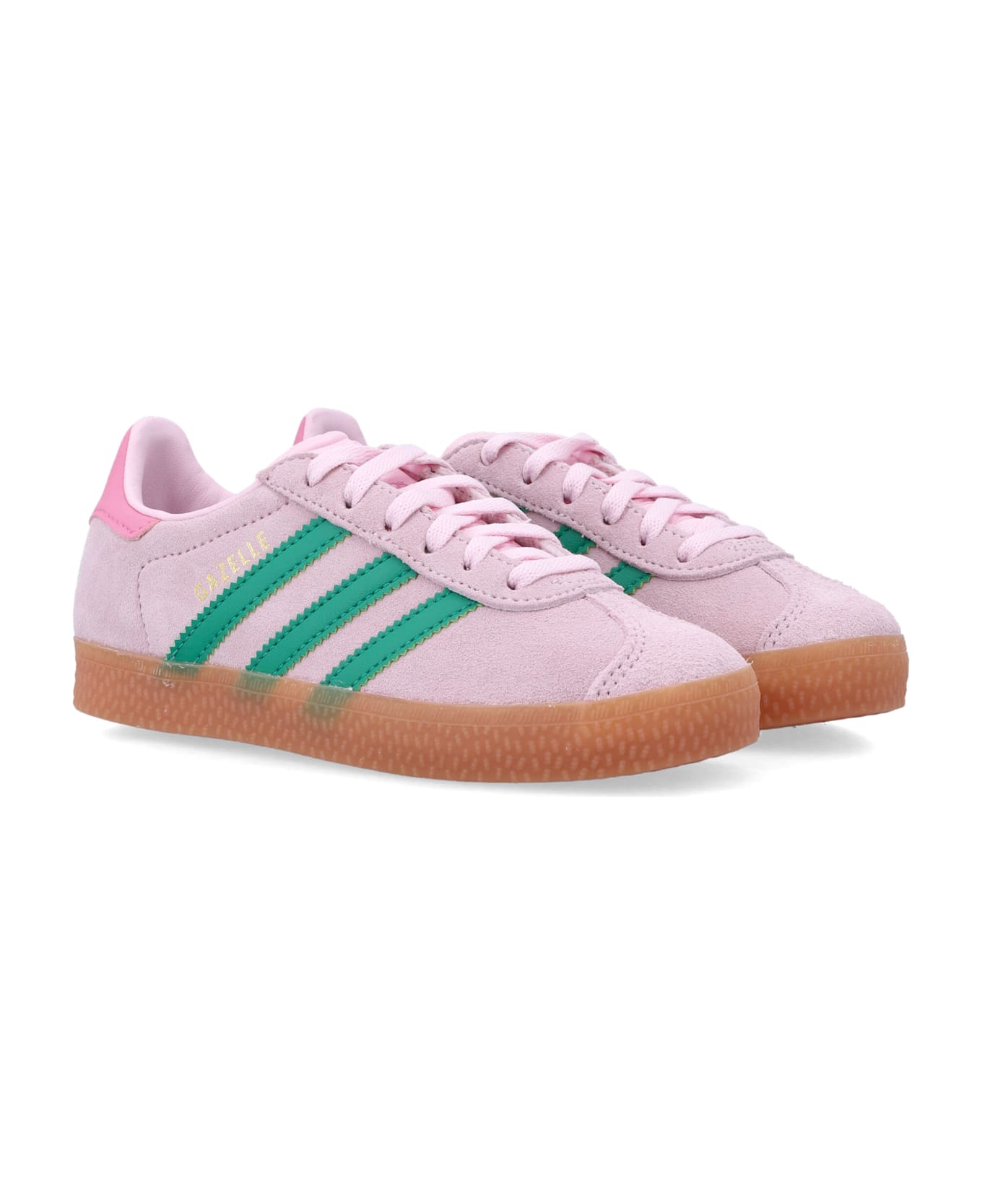 Adidas Originals Adidas Gazelle Suede Kids Sneakers - PINK/GREEN