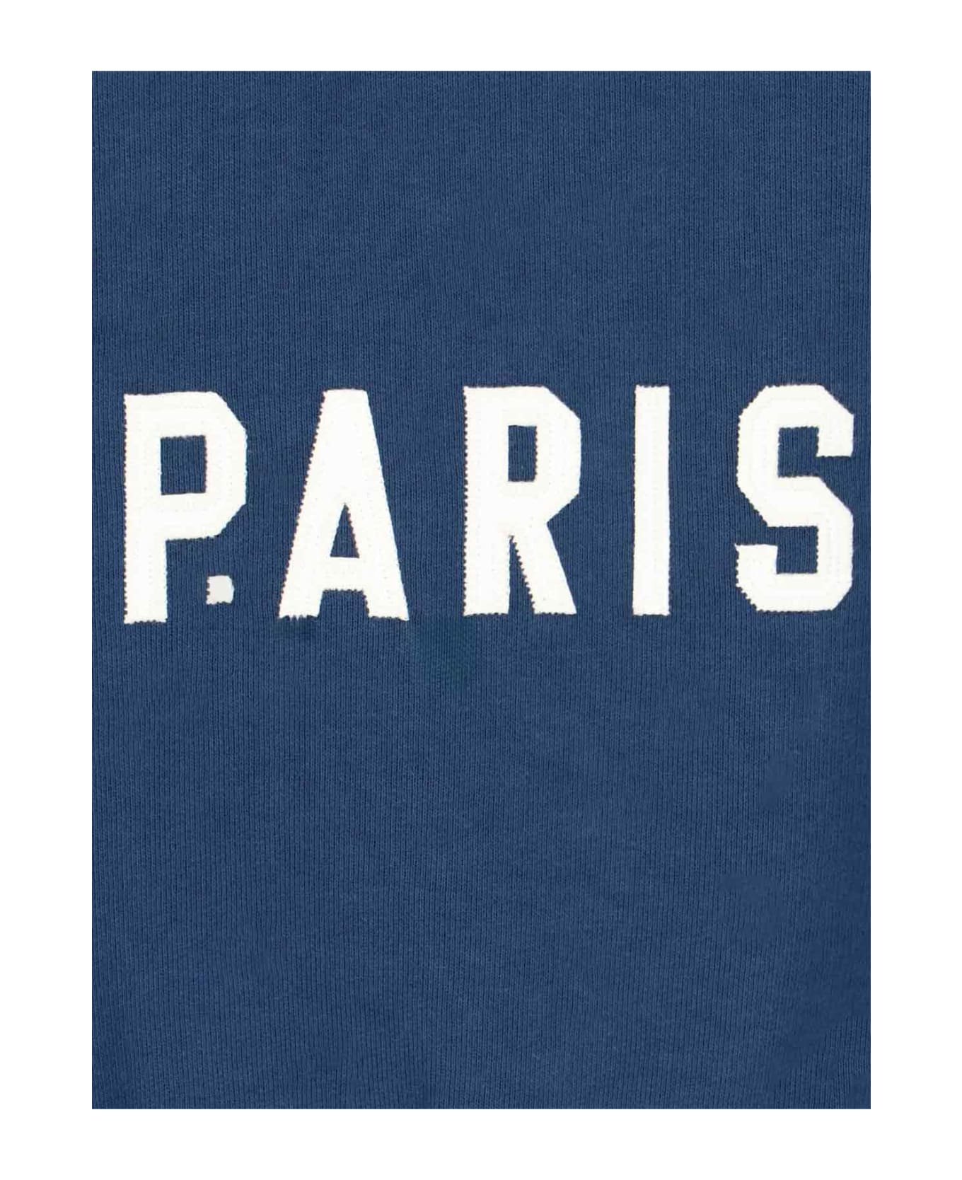 Chloé 'paris' Crew Neck Sweatshirt - BLUE