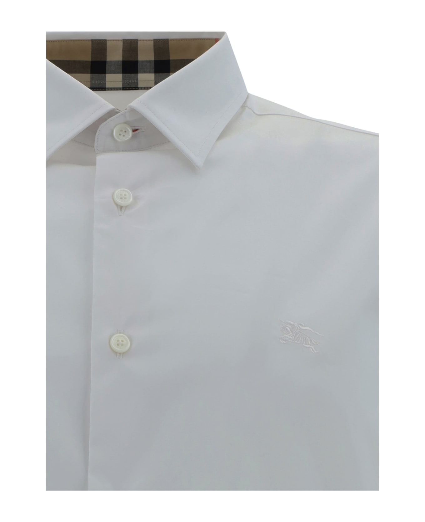 Burberry Short-sleeved Shirt - White