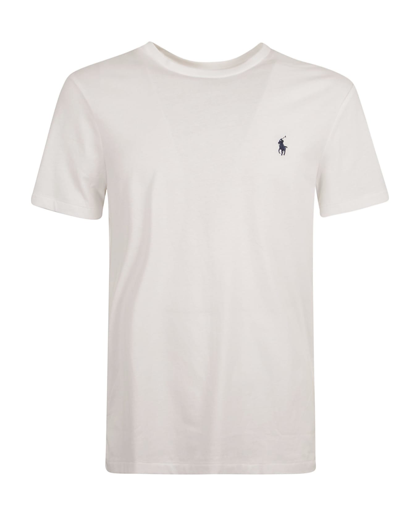 Ralph Lauren Logo Embroidered Regular T-shirt - White