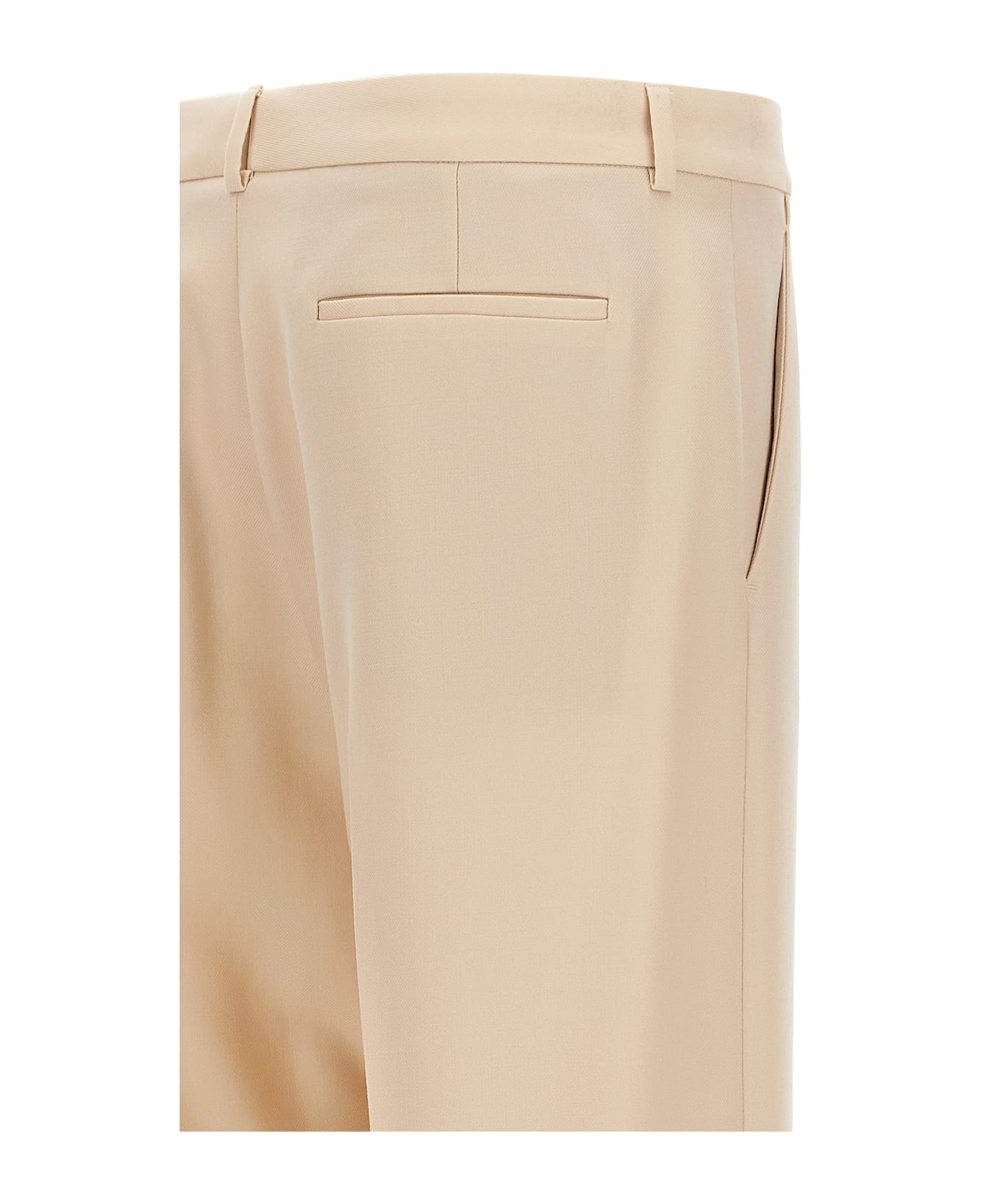 Valentino Garavani Wool Pants - Beige