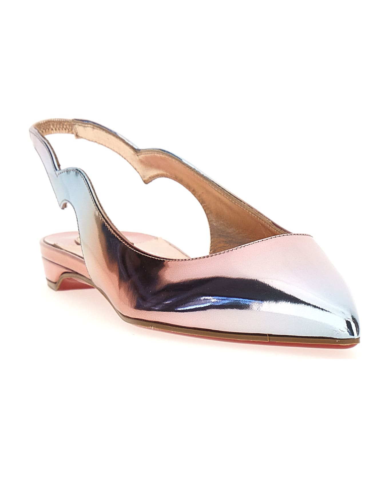 Christian Louboutin 'hot Chickita Sling Flat' Ballet Flats - Multicolor