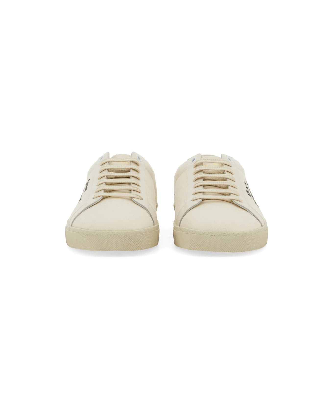 Saint Laurent Sl06 Signa Sneakers - BEIGE