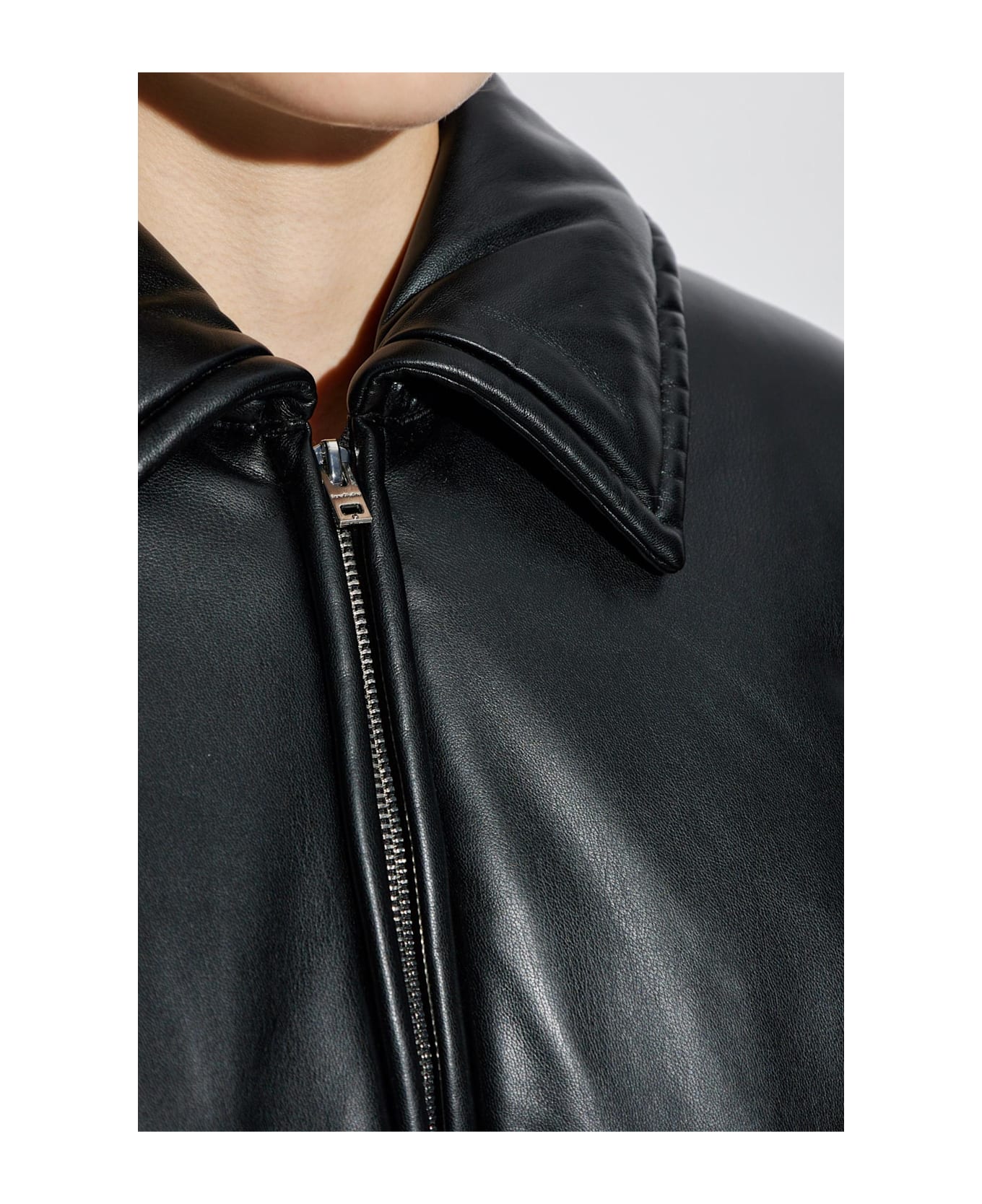 Acne Studios Faux Leather Jacket - Black