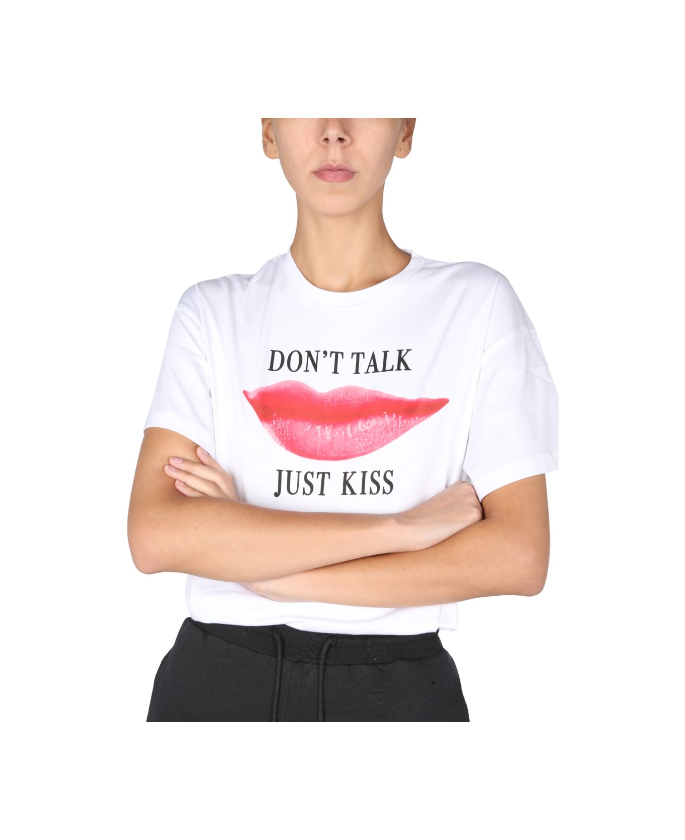 Etre Cecile "just Kiss" T-shirt - WHITE