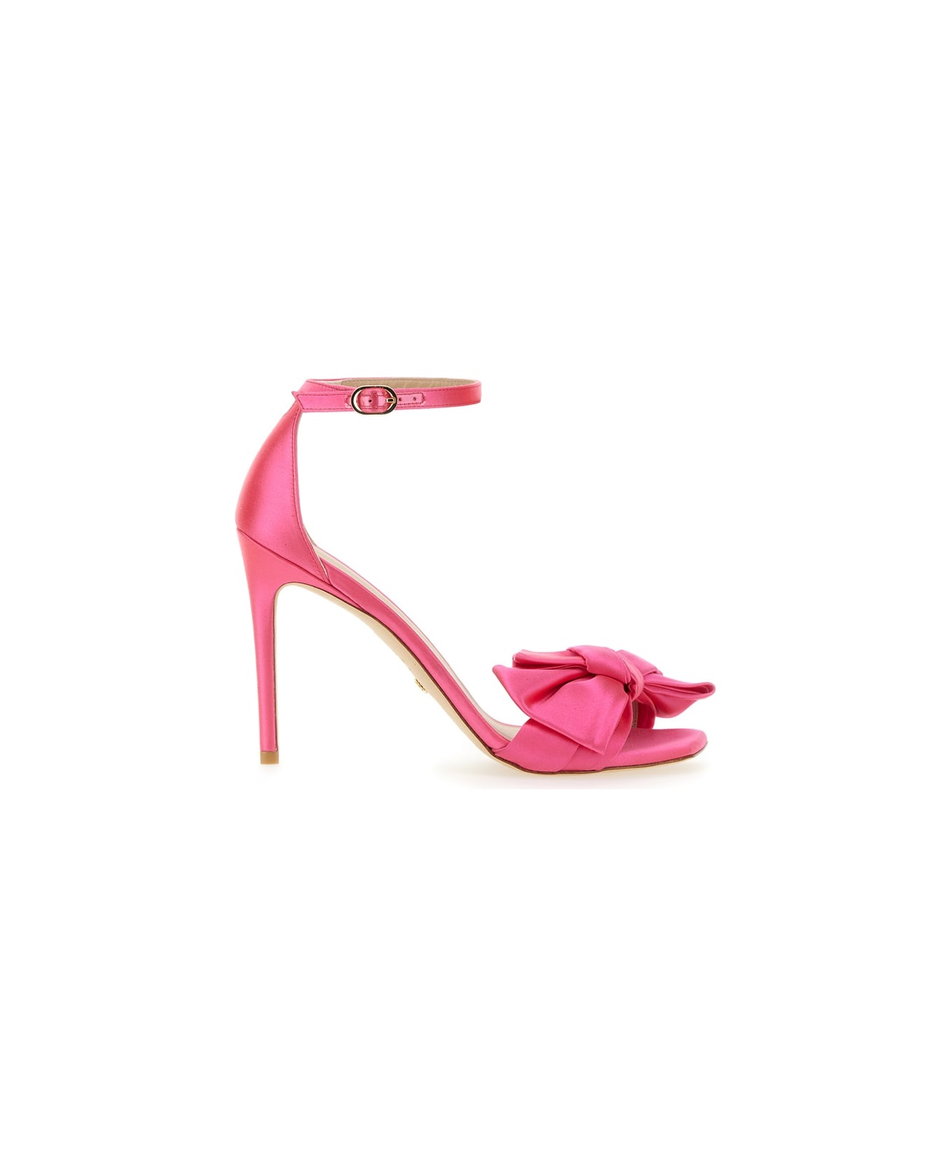 Stuart Weitzman Sandal Nudistcurve Loveknot 100 - FUCHSIA