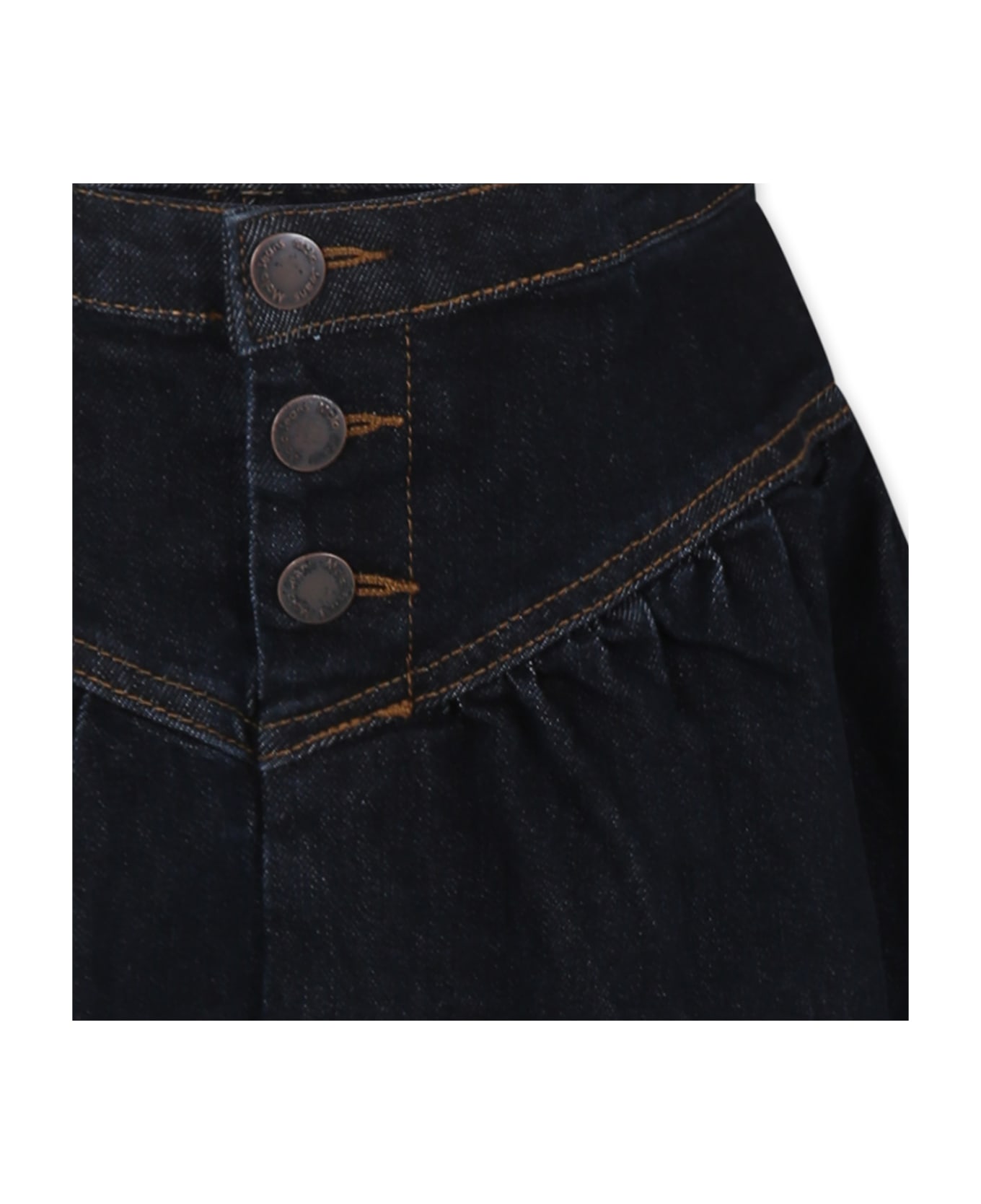 Molo Blue Skirt For Girl - Denim