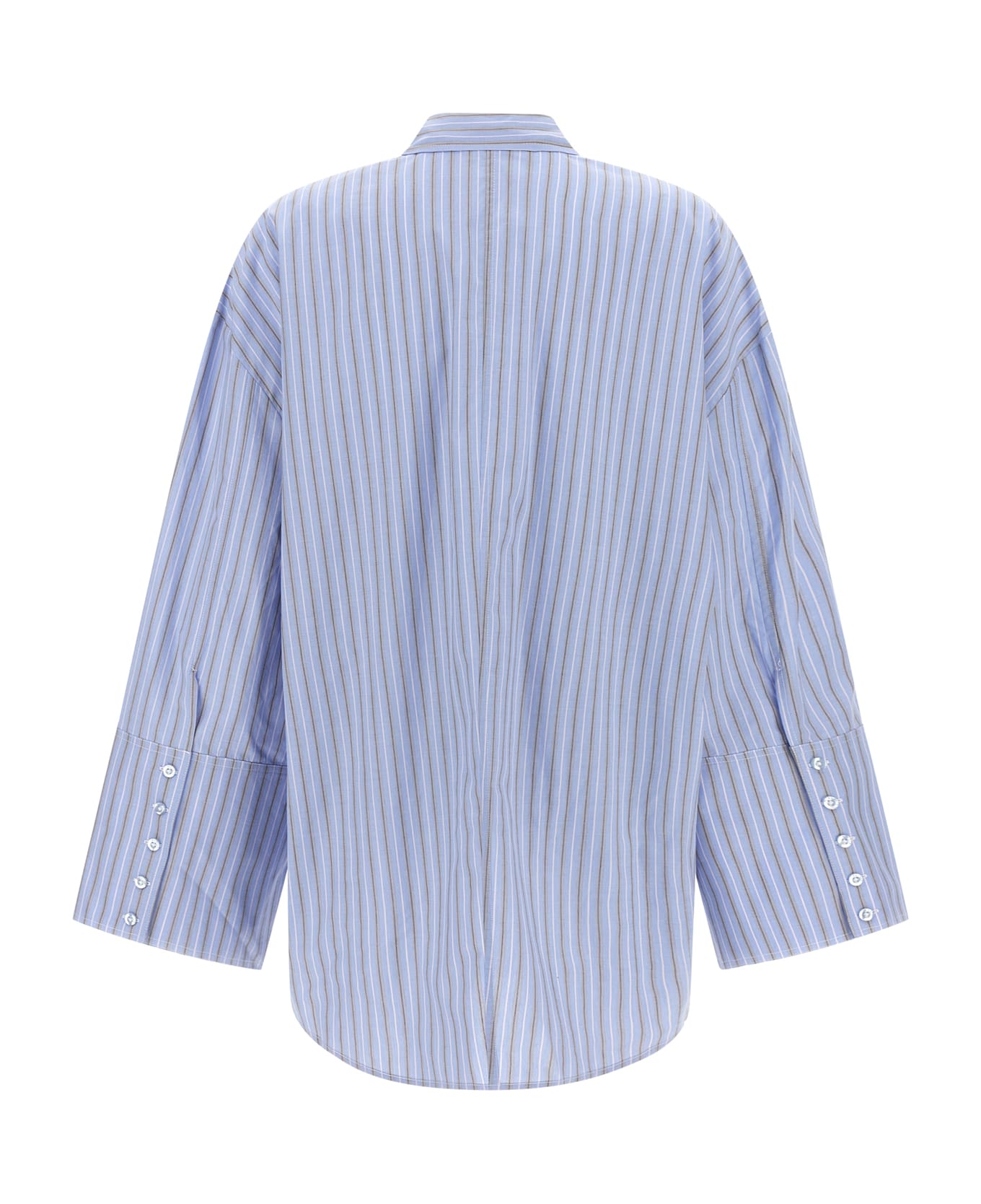 Rotate by Birger Christensen 'poplin Oversized' Shirt - Light Blue