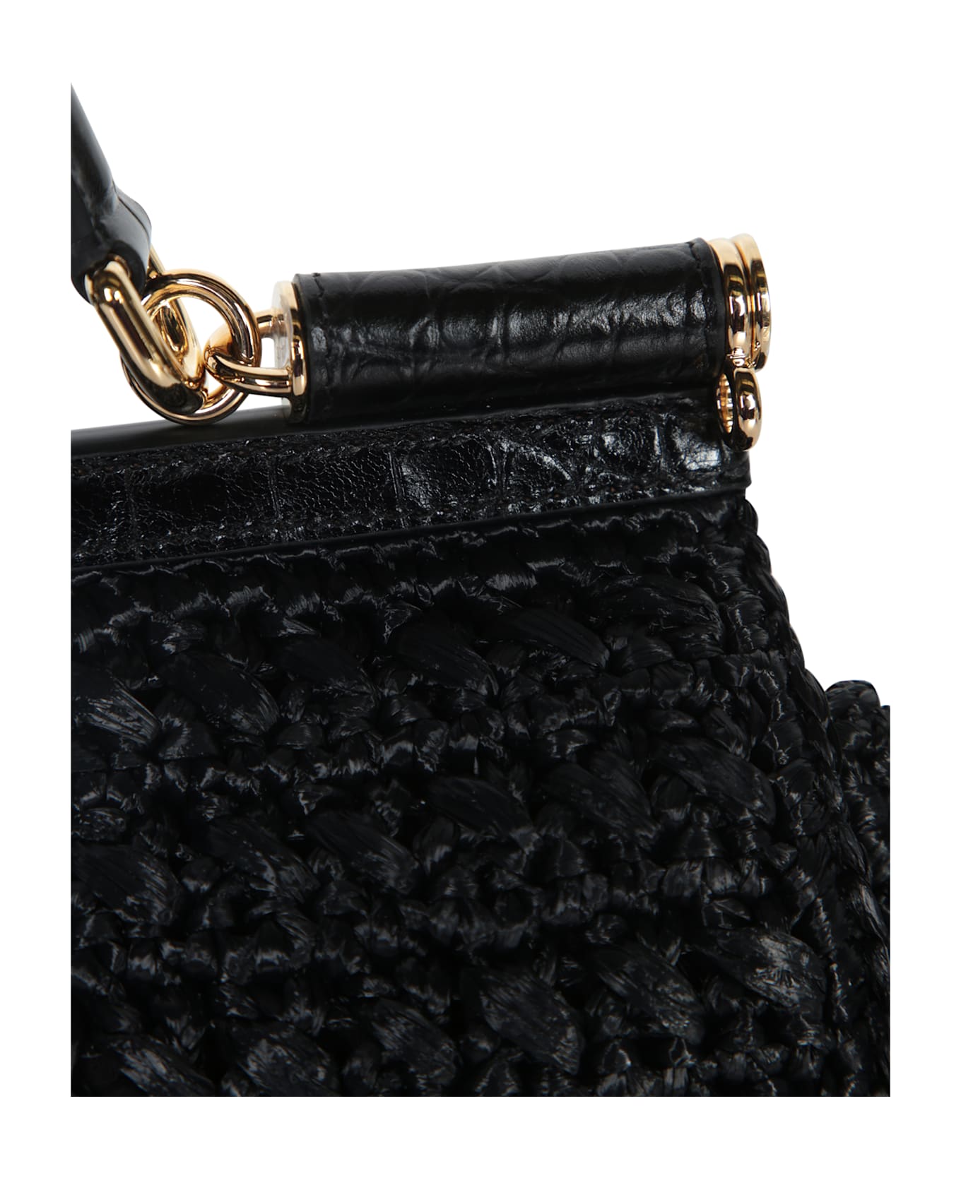 Dolce 
Gabbana Sicily Elongated Handbag - NERONEROORO