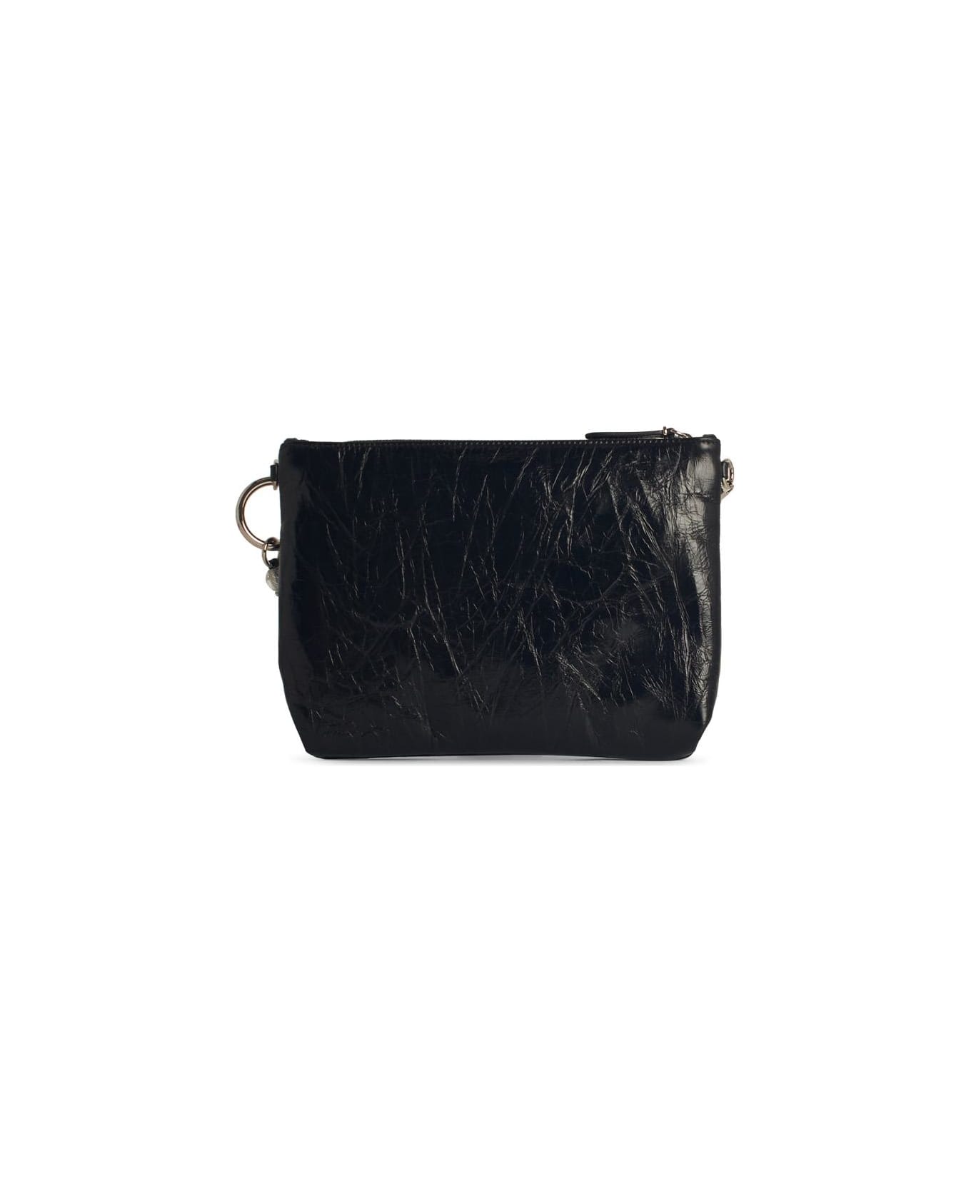 Jimmy Choo 
callie
 Black Leather Bag - Black