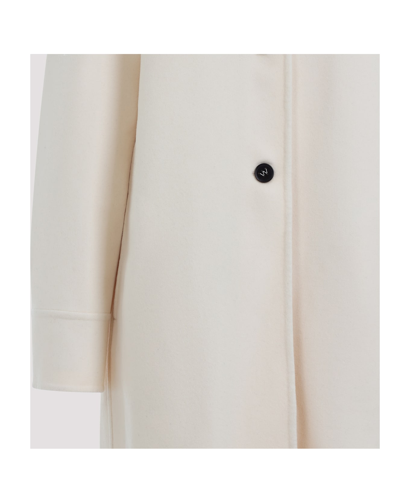 Jil Sander W 04 Double Breast Coat - Pearl
