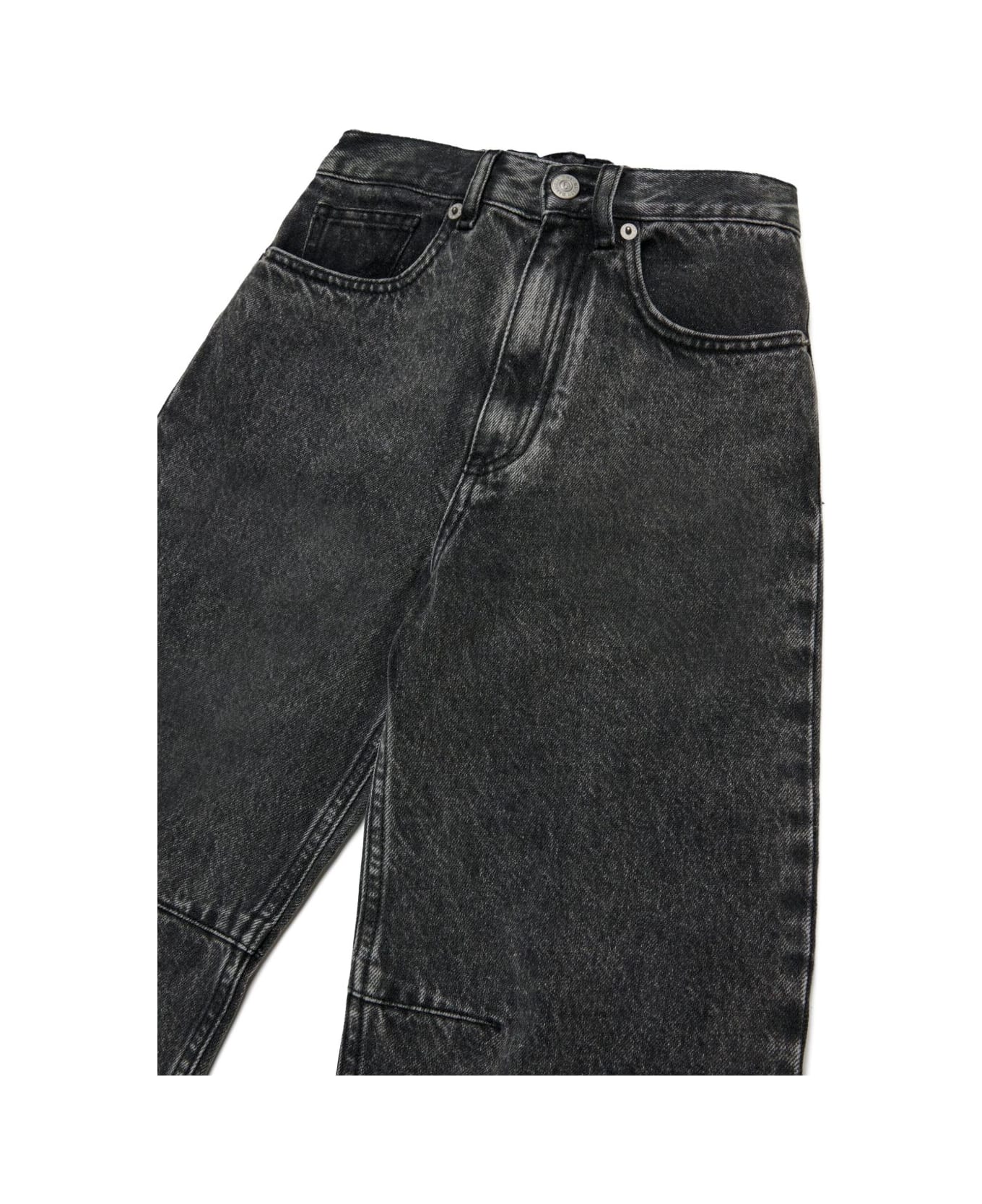 MM6 Maison Margiela Kids Straight Jeans - Black