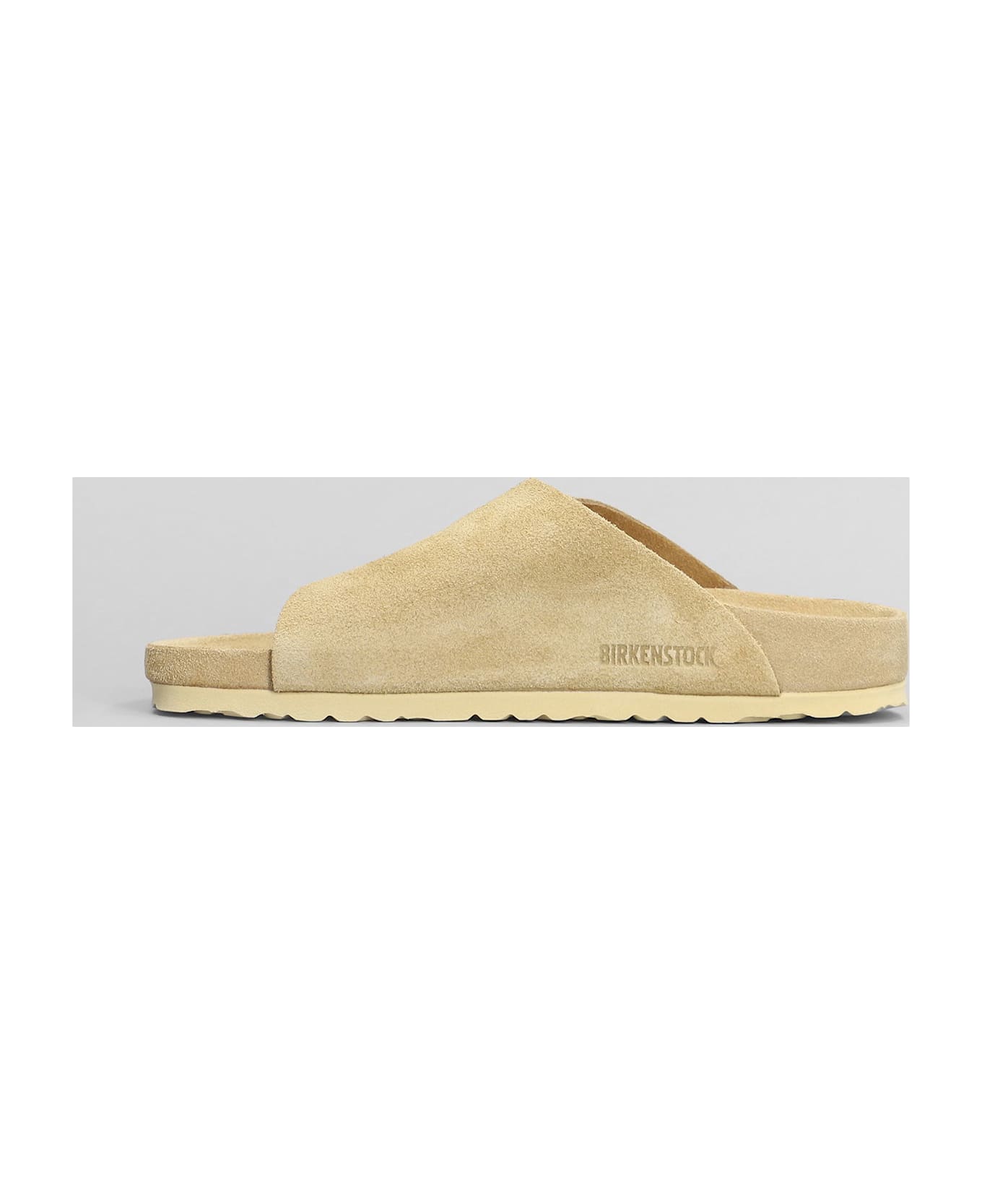 Birkenstock Zurich Exquisite Flats In Beige Suede - beige