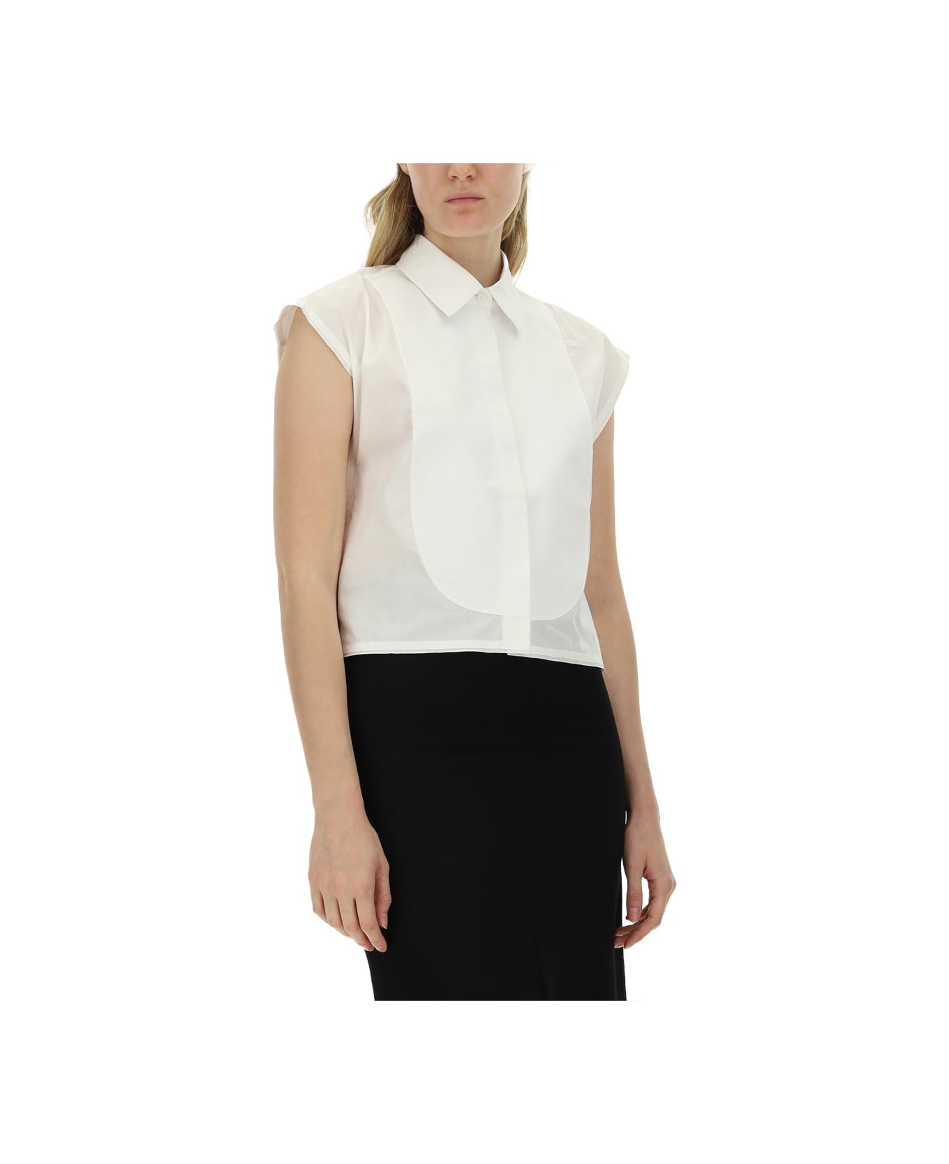 Victoria Beckham Cotton Shirt - WHITE