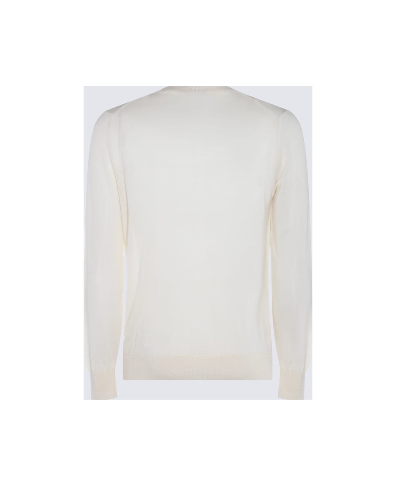 Piacenza Cashmere White Silk Knitwear - White
