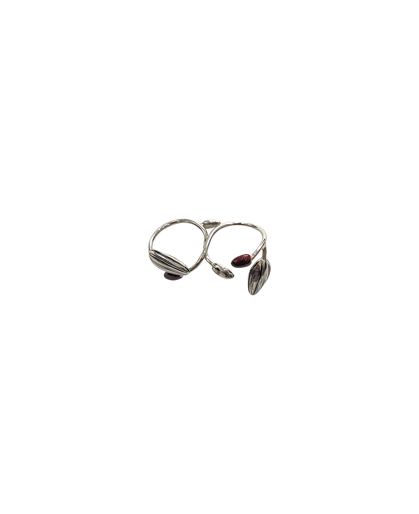 Lemaire Girasol Double Ring - Silver