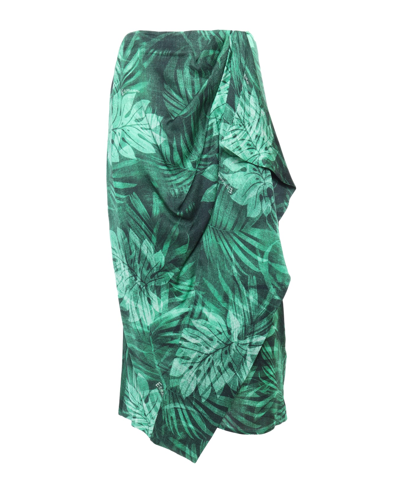 Ermanno Ermanno Scervino Foresta Green Sarong Skirt - GREEN スカート