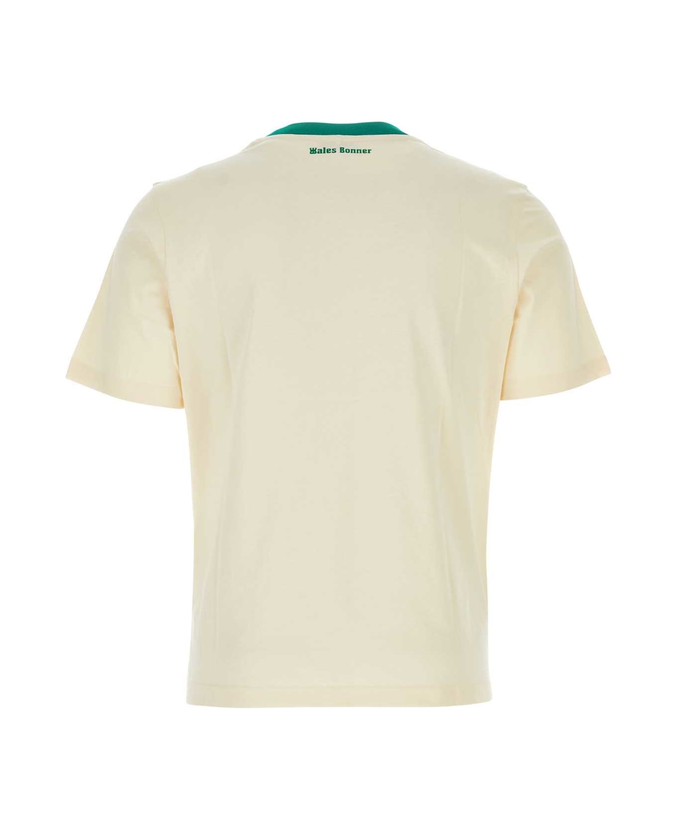 Wales Bonner Cream Cotton Resilience T-shirt - IVORY シャツ