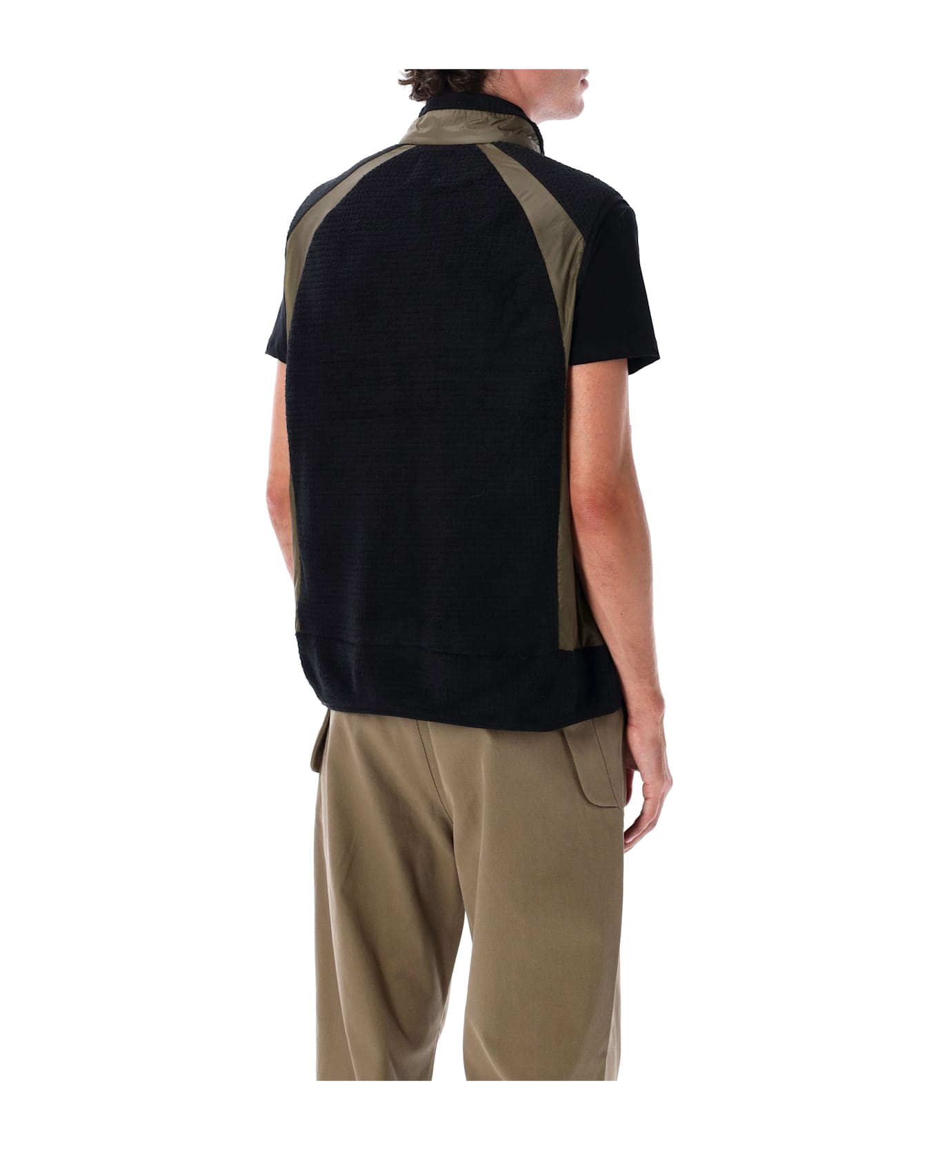 ROA Ocular Polartec High Loft Vest In Black Olive - BLACK DK OLIVE