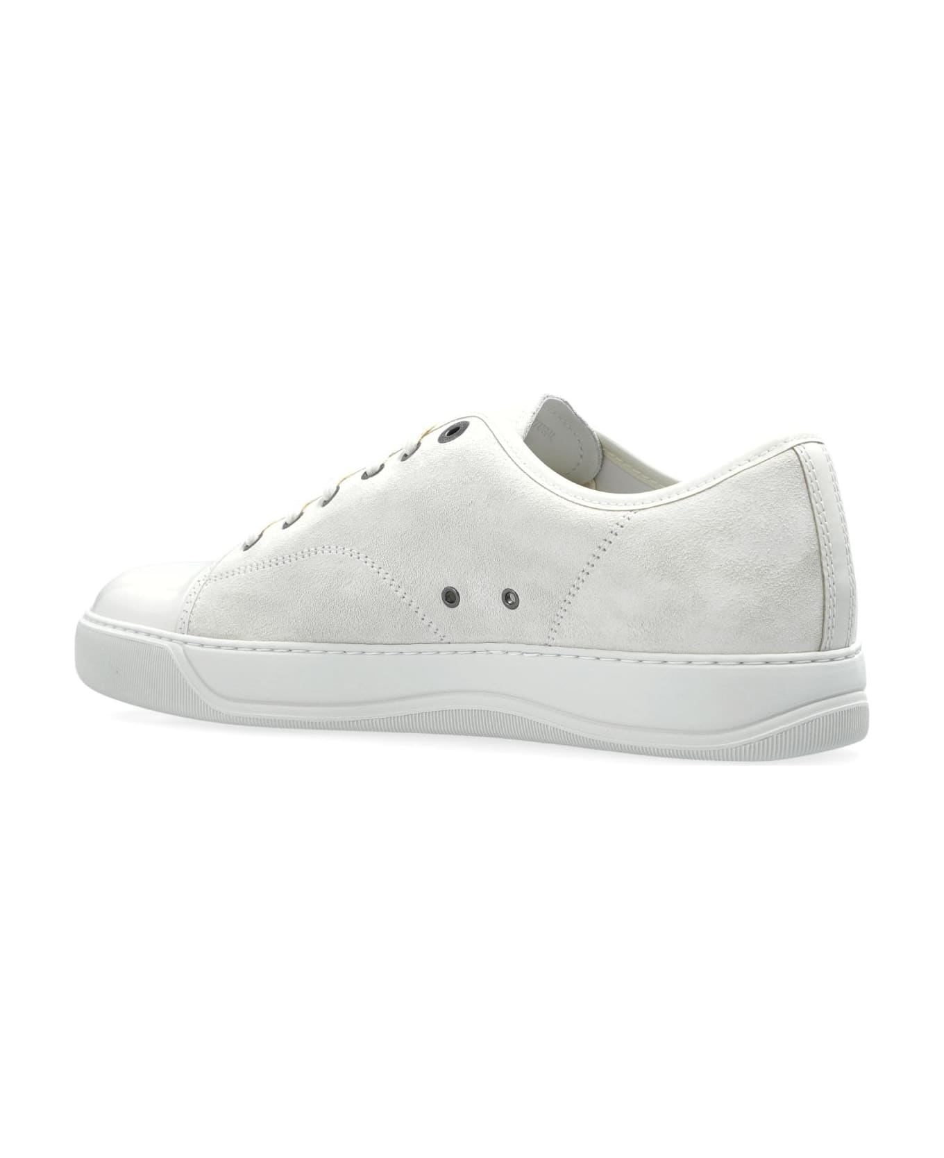 Lanvin Suede Sneakers - Ecru