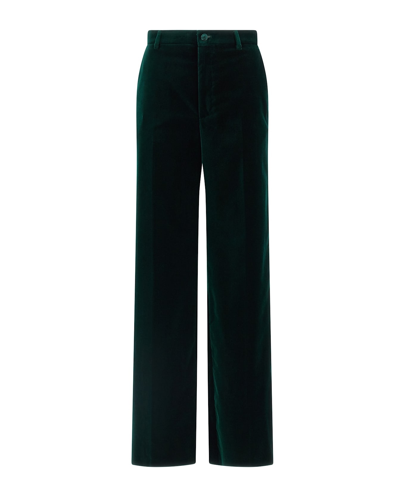 Gucci Velvet Pants - Green