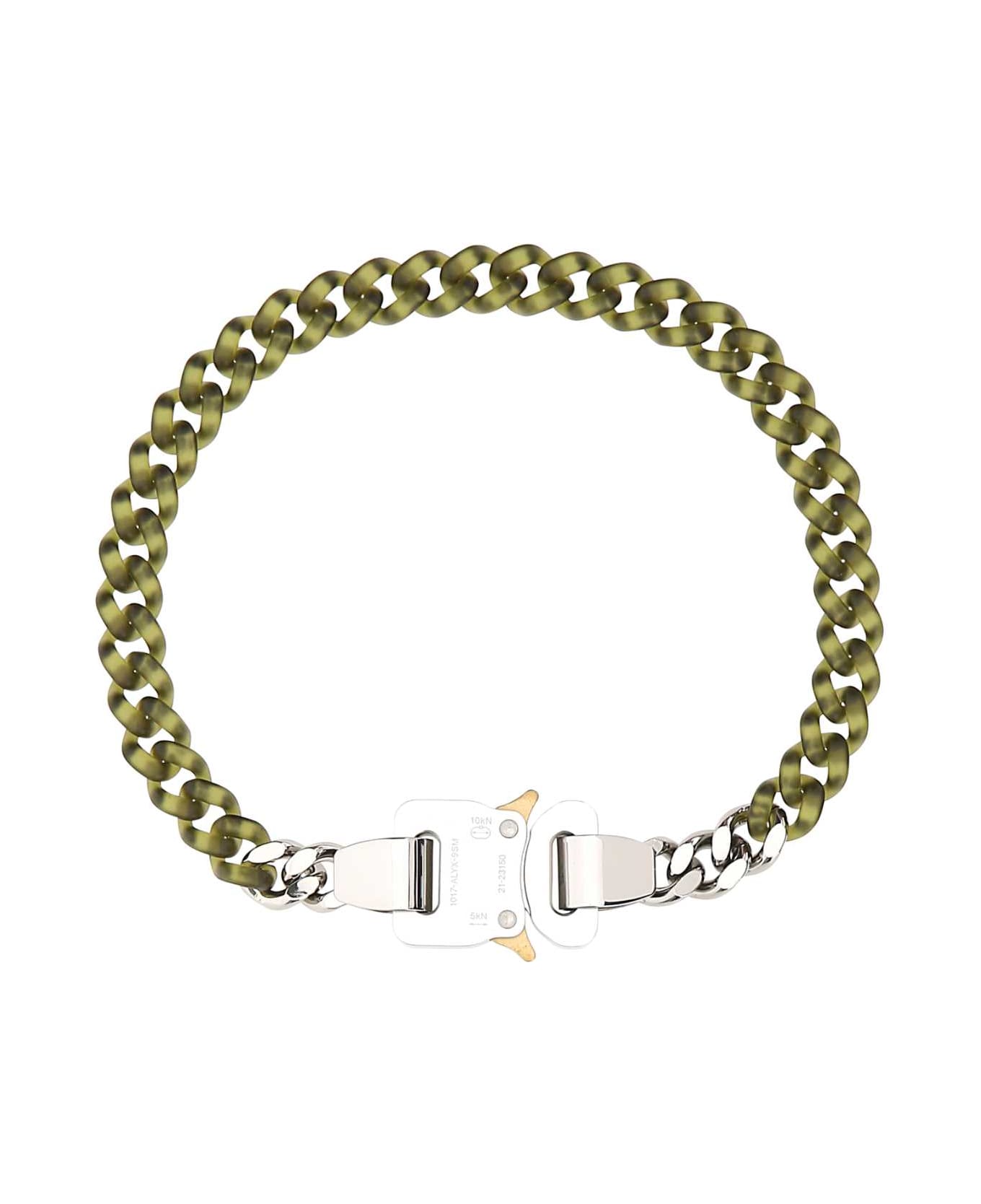 1017 ALYX 9SM Two-tone Nylon And Metal Necklace - GRN0004