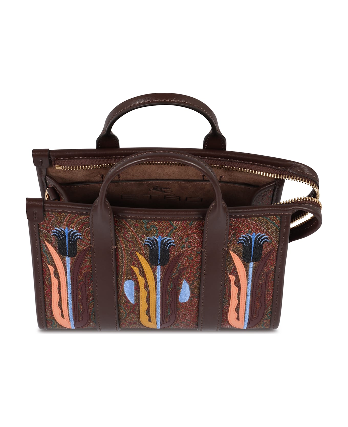 Etro X Agostino Iacurci - Mini Handbag - brown