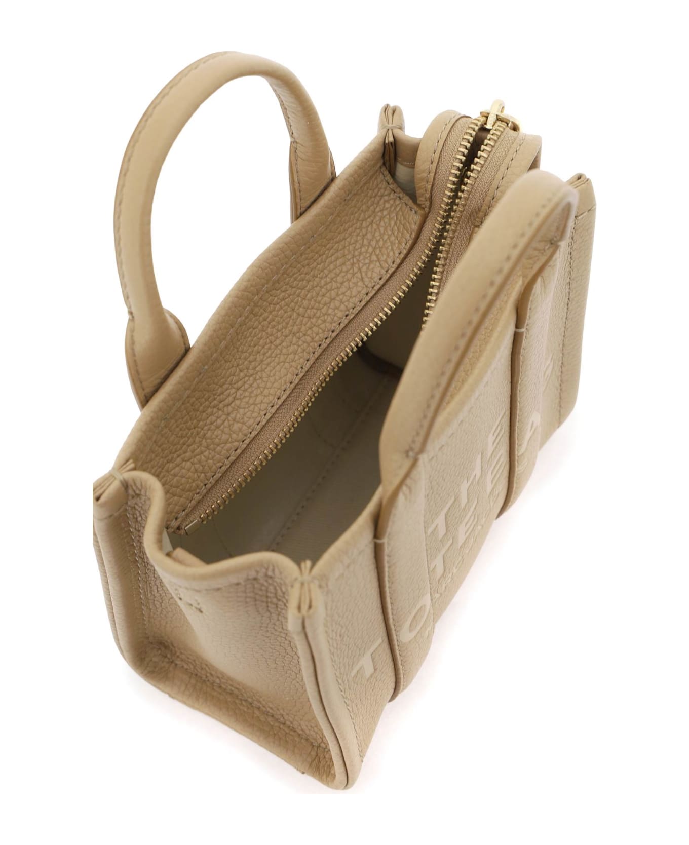Marc Jacobs The Leather Mini Tote Bag - CAMEL (Beige) トートバッグ