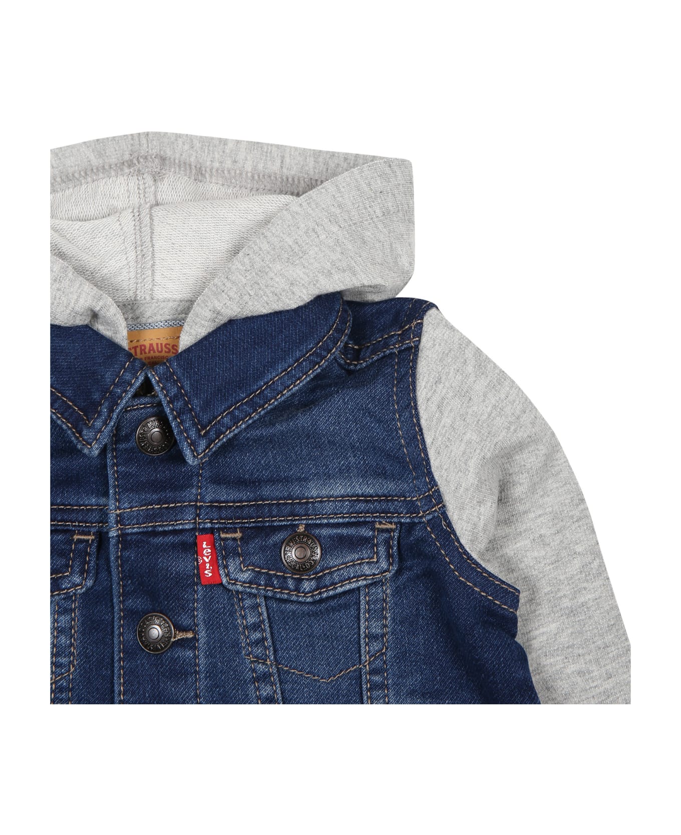 Levi's Denim Jacket For Baby Boy - Denim