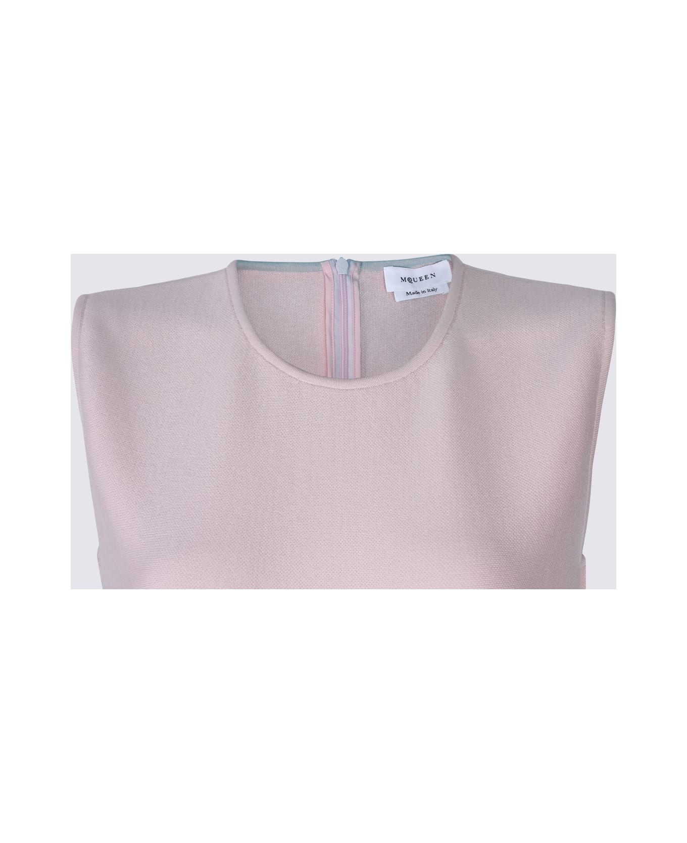 Alexander McQueen Pink Viscose Midi Dress - ROSE PEACH