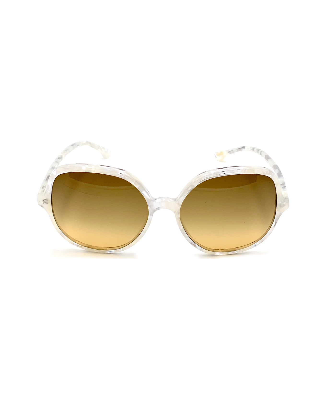 Silvian Heach Drag C661 Sunglasses - Avorio サングラス