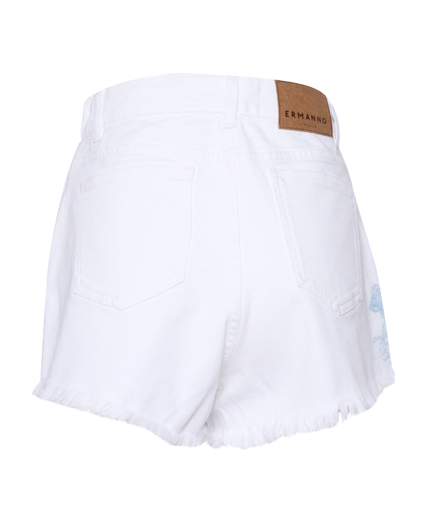 Ermanno Ermanno Scervino Shorts With Insert - WHITE