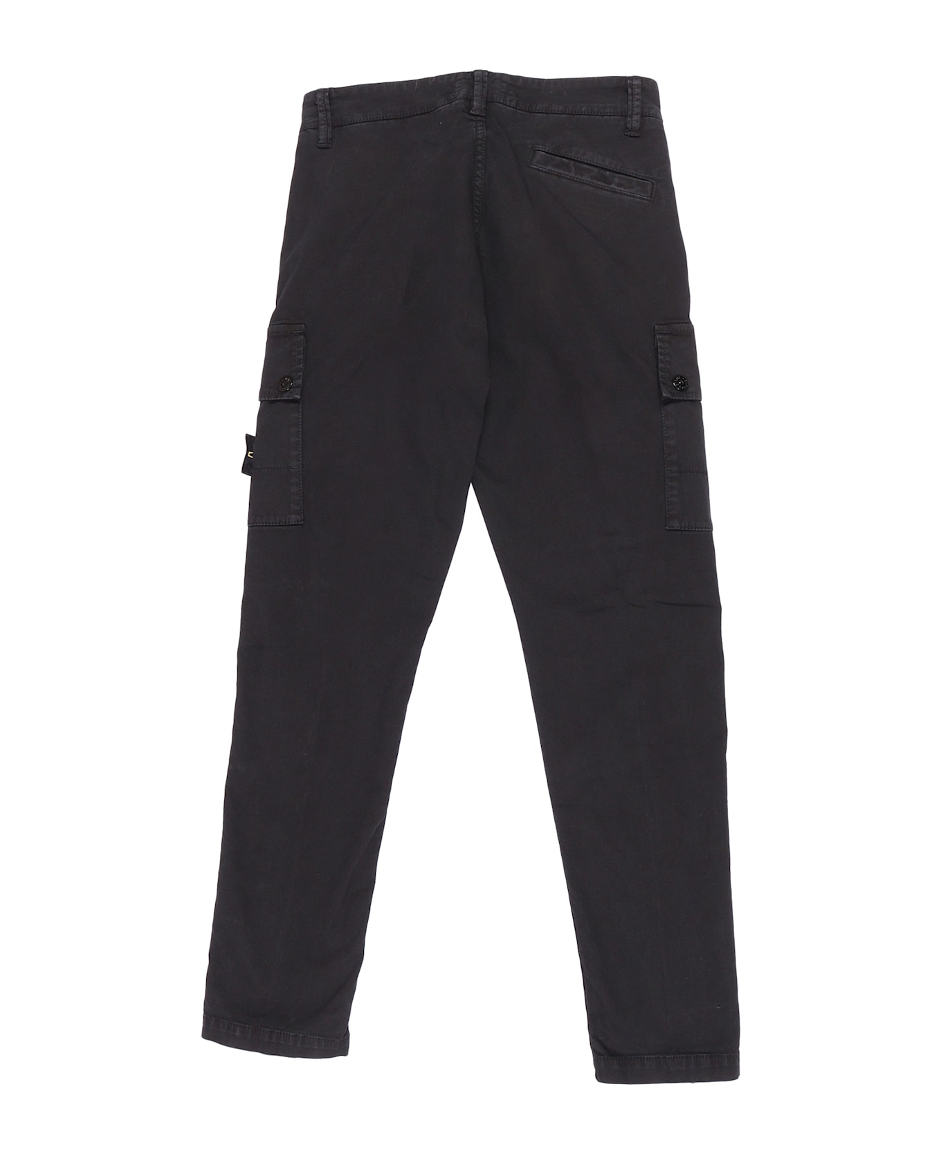 Stone Island Regular Tapered Pants - BLACK
