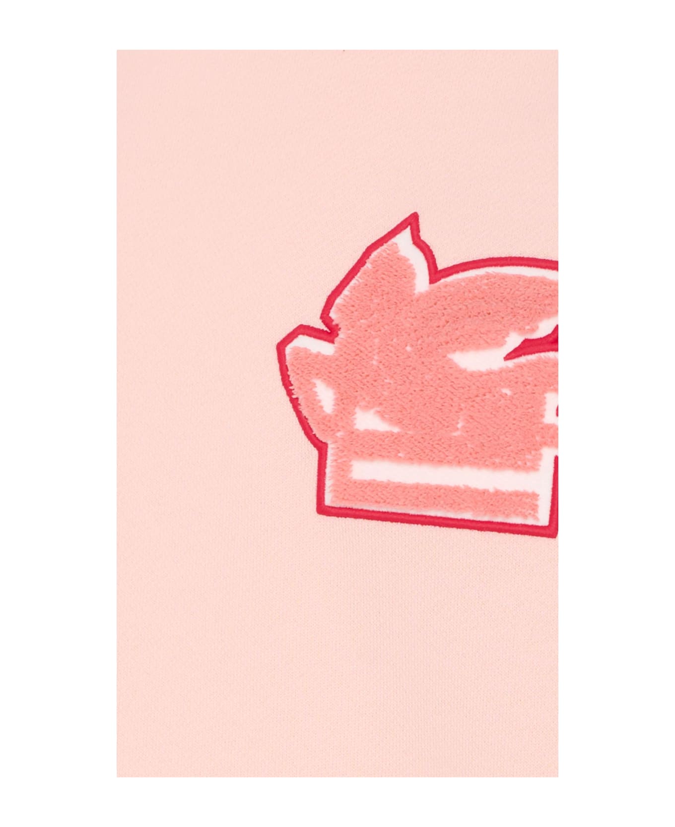 Etro Pink Sweatshirt With Pegasus For Girl - Pink