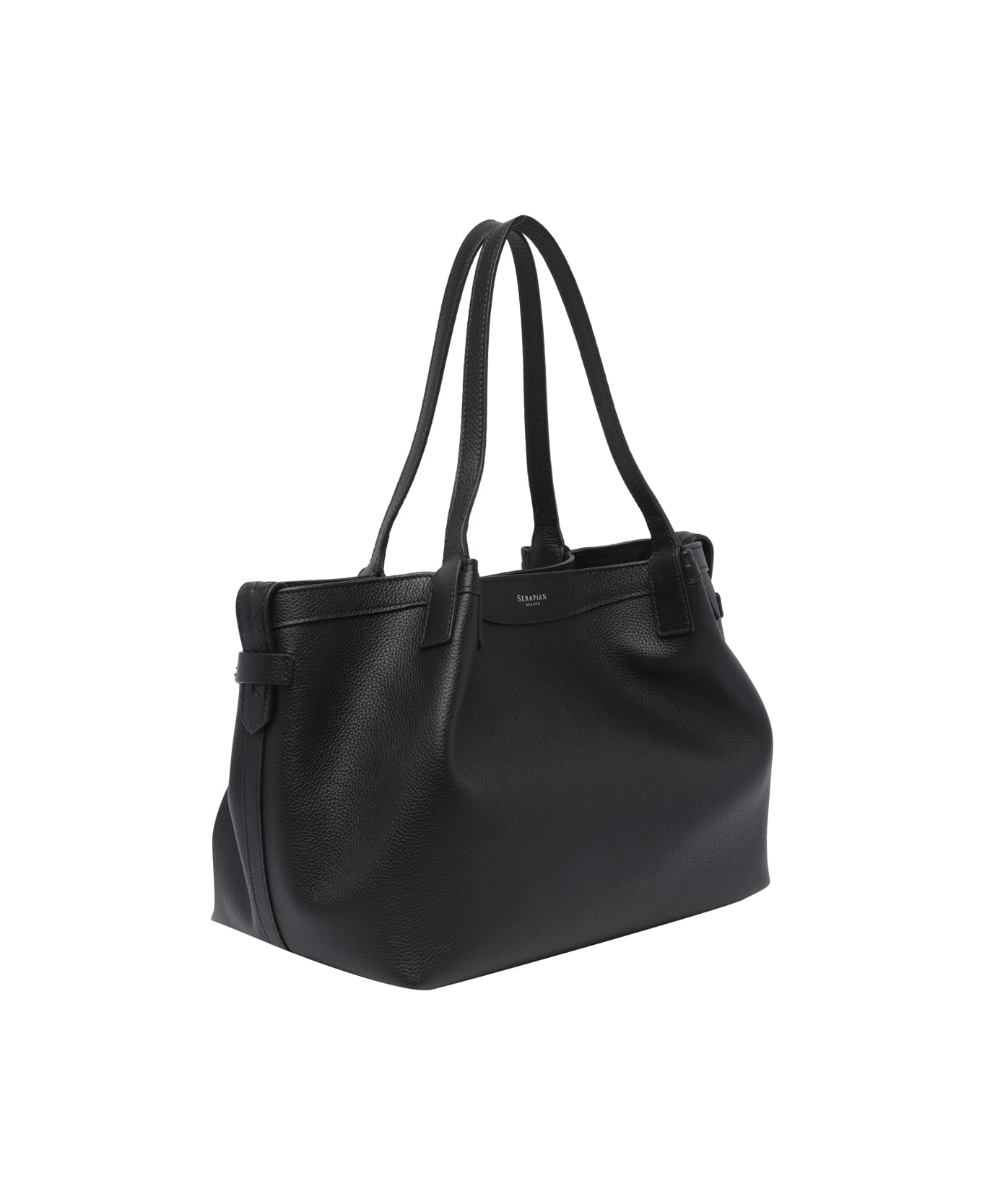 Serapian Small Secret Bag - Black