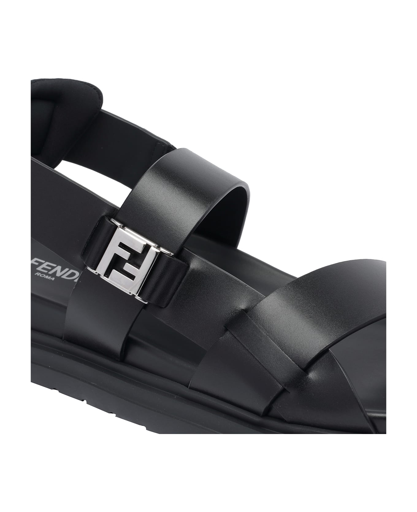 Fendi Ff Sandals - Black