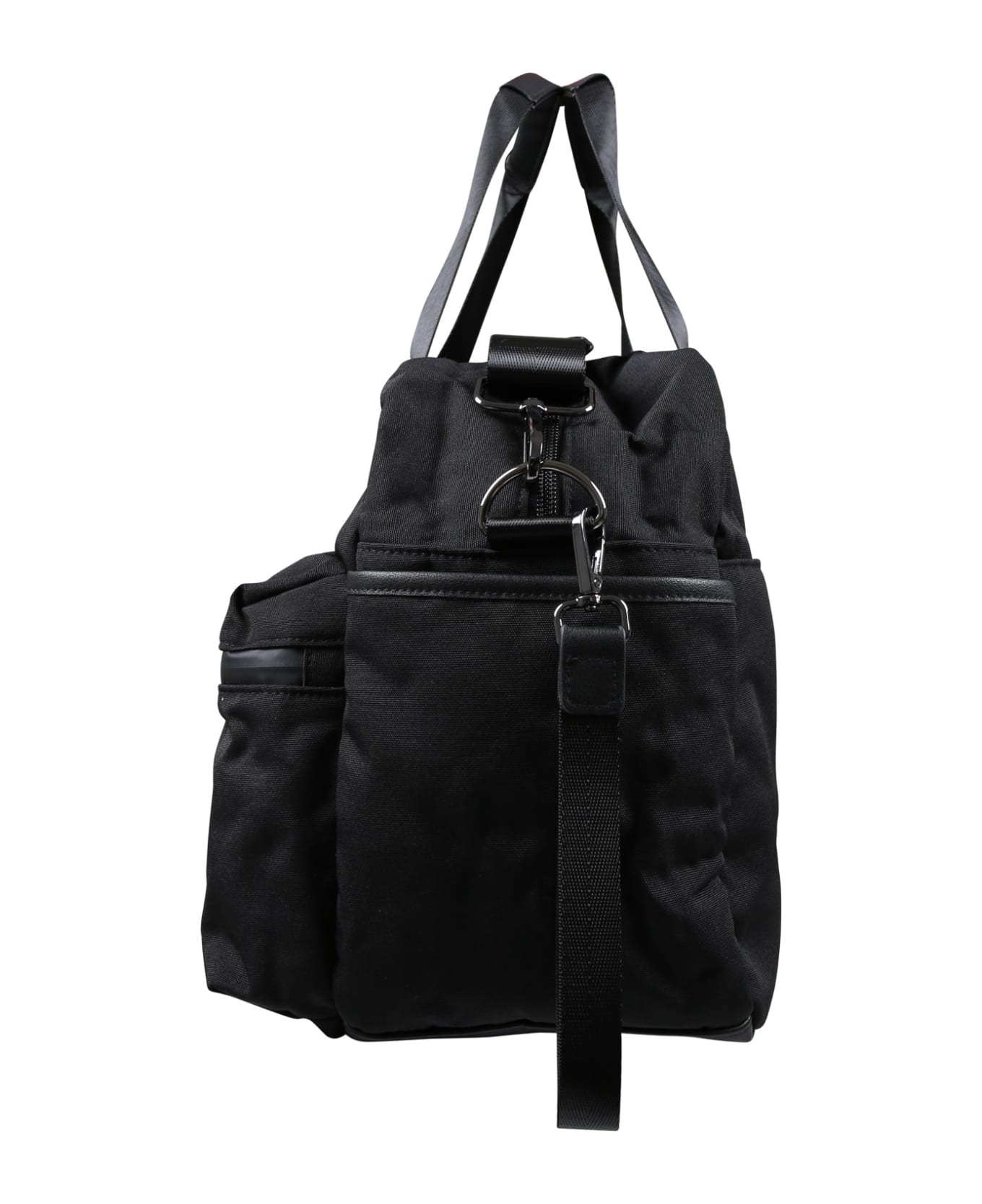 Hugo Boss Black Mom Bag For Baby Boy With Logo - Black