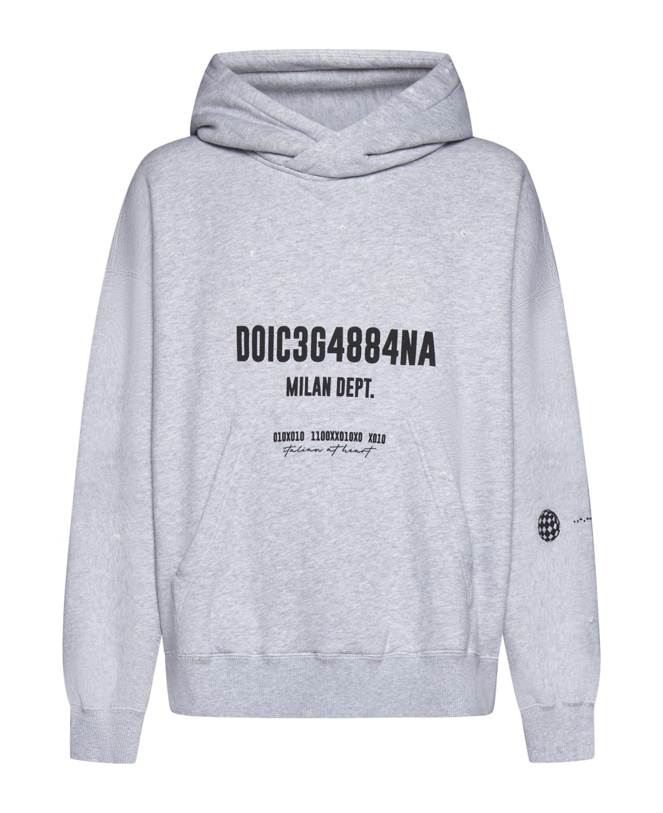 Dolce & Gabbana Fleece - Melange grigio