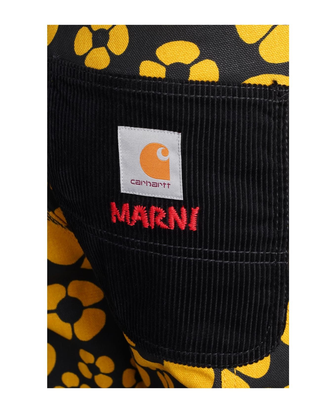 Marni Pants In Yellow Cotton - yellow