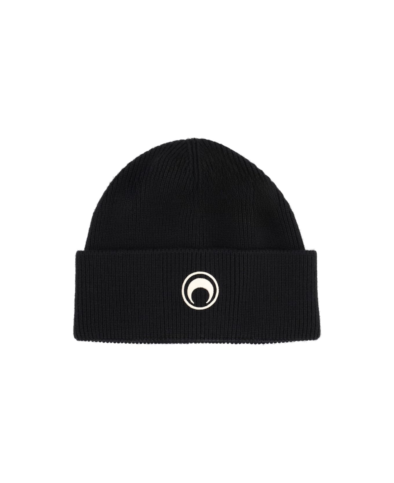 Marine Serre Cap With Logo - BLACK