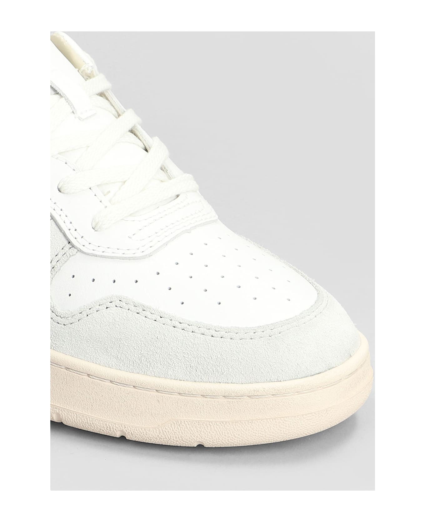 D.A.T.E. Court 2.0 Sneakers In White Leather - white