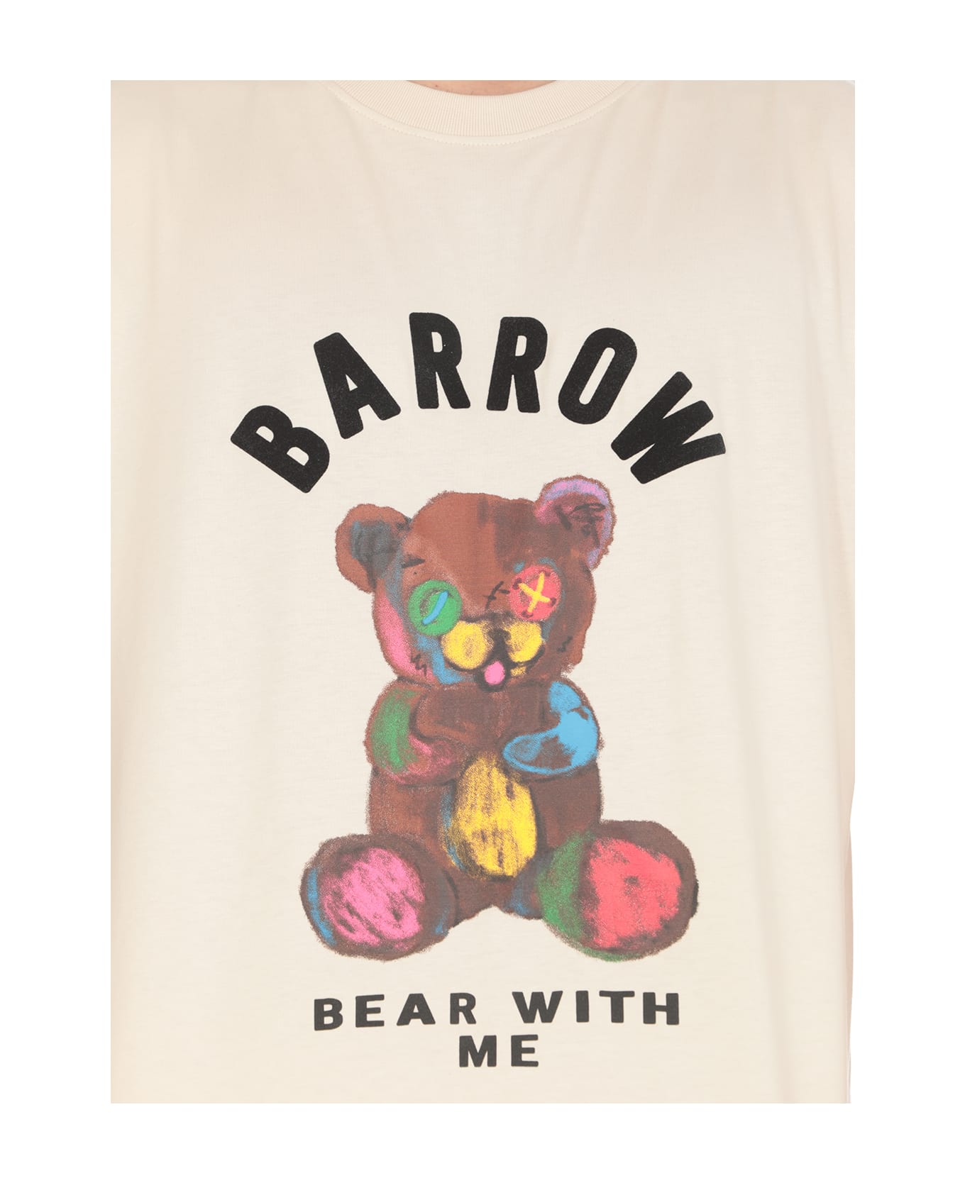 Barrow T-shirt With Logo - Ivory